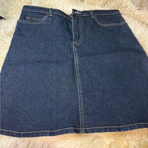 YMI Blue A-Line Denim Skirt